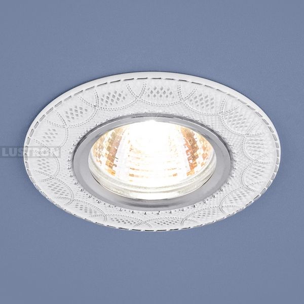 

Встраиваемый светильник WH/SL белый/серебро Elektrostandard 70101 7010 MR16, 70101 7010 MR16 WH/SL белый/серебро