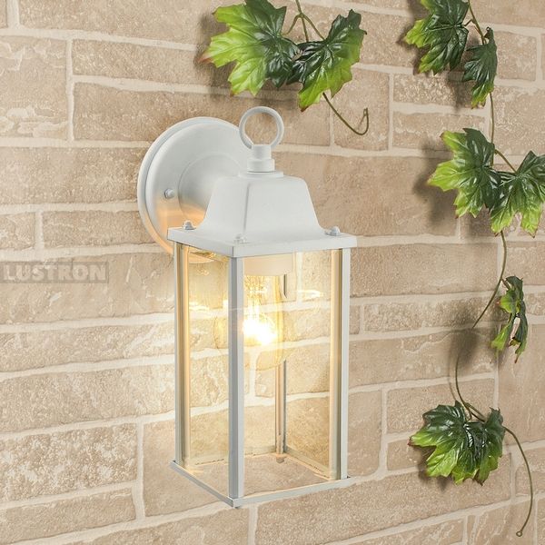 

Настенный уличный фонарь 1008D белый Elektrostandard GL, Brick GL 1008D