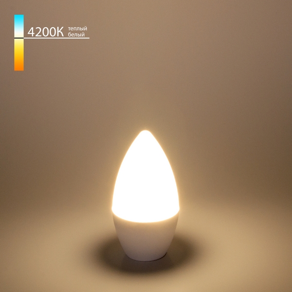

Светодиодная лампа Elektrostandard "Свеча" C37 6W 4200K E14 BLE1422, Свеча BLE1422