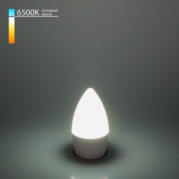 

Лампочка светодиодная СD 6W 6500K E27 Elektrostandard LED, Свеча BLE2738