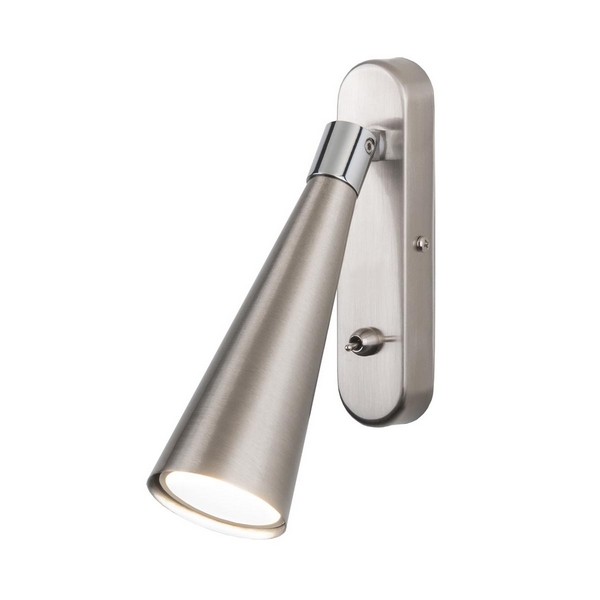 

Спот для чтения MRL Никель Elektrostandard Horn 1010 сатинированный, Horn MRL 1010 сатинированный никель