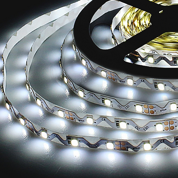 

Светодиодная лента 12V 60Led 6W IP20 Elektrostandard гибкая 2835 холодный белый, 5м (5 шт.), 12V 6W IP20 Лента светодиодная гибкая 12V 6W 60Led 2835 IP20 холодный белый, 5м