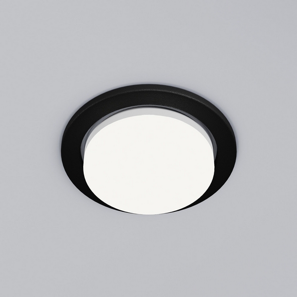 

Встраиваемый светильник Elektrostandard Circu 1035 GX53 WH черный, Circu 1035 GX53 WH