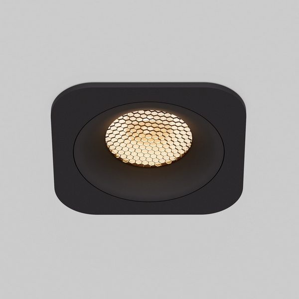 

Светильник встраиваемый светодиодный IP44 Elektrostandard Tetro 15276/LED 10W 3000K черный IP44, Tetro 15276/LED