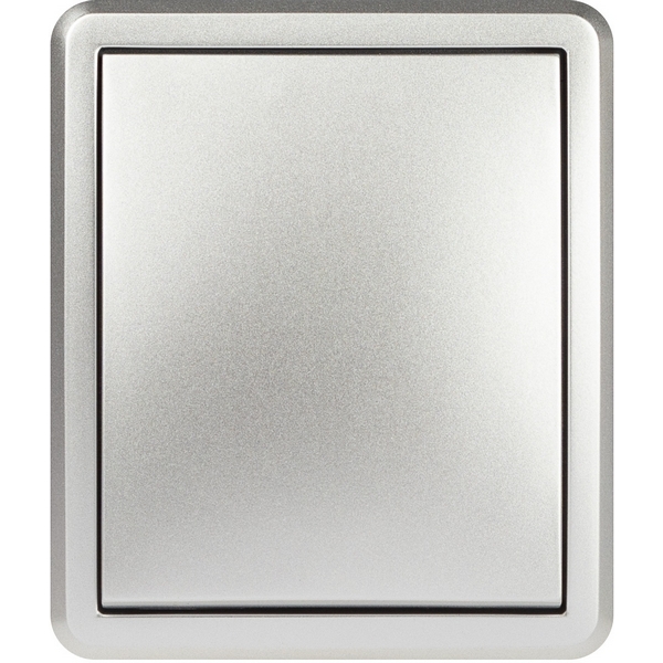 

Выключатель накладной одноклавишный с подсветкой (алюминий) ЭРА 11-1202-03, 11-1202-03