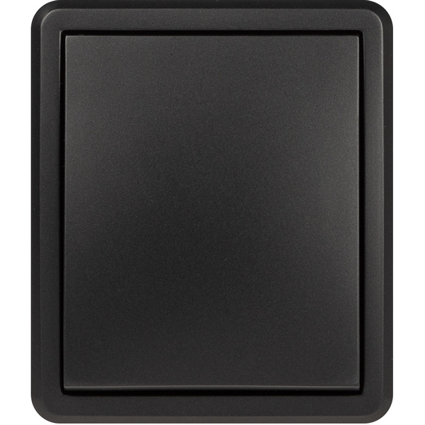 Изображение товара Выключатель накладной одноклавишный с подсветкой ЭРА 11-1202-05 антрацит