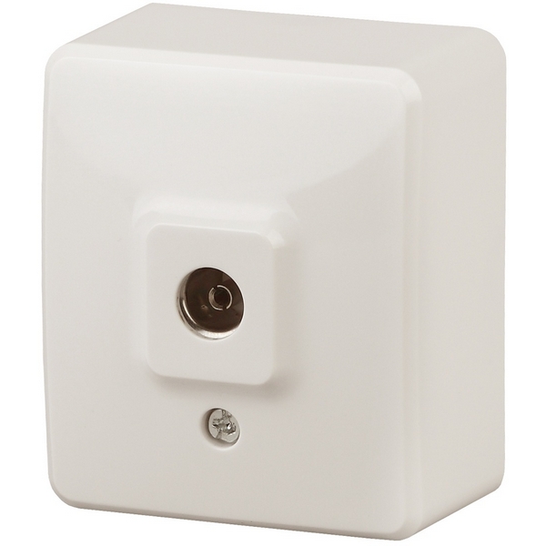 

ТВ-розетка накладная (слоновая кость) ЭРА 11-3201-02, 11-3201-02