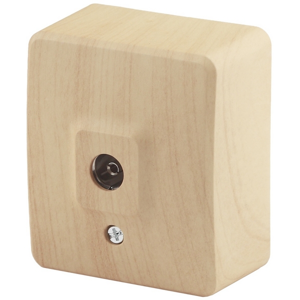 

ТВ-розетка накладная (сосна) ЭРА 11-3201-11, 11-3201-11