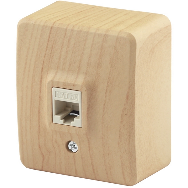 

Розетка Ethernet RJ-45 (сосна) ЭРА 11-3203-11, 11-3203-11