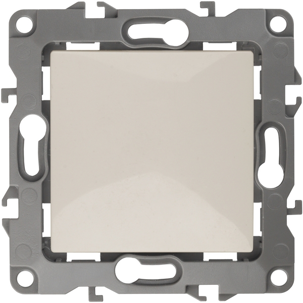 

Выключатель встраиваемый одноклавишный (слоновая кость) ЭРА 12-1101-02, 12-1101-02