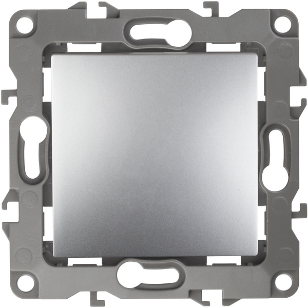 

Выключатель встраиваемый одноклавишный (алюминий) ЭРА 12-1101-03, 12-1101-03