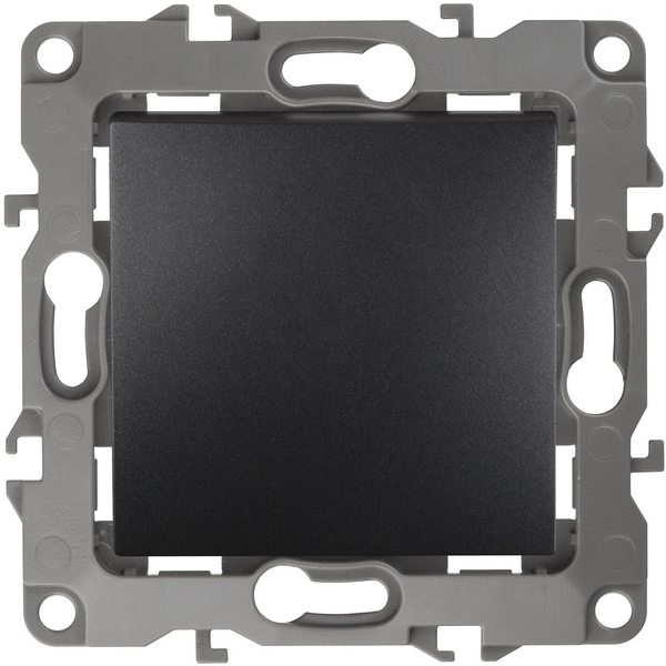 

Клавиша для выключателя (антрацит) ЭРА 12-1111-05, Черный, 12-1111-05