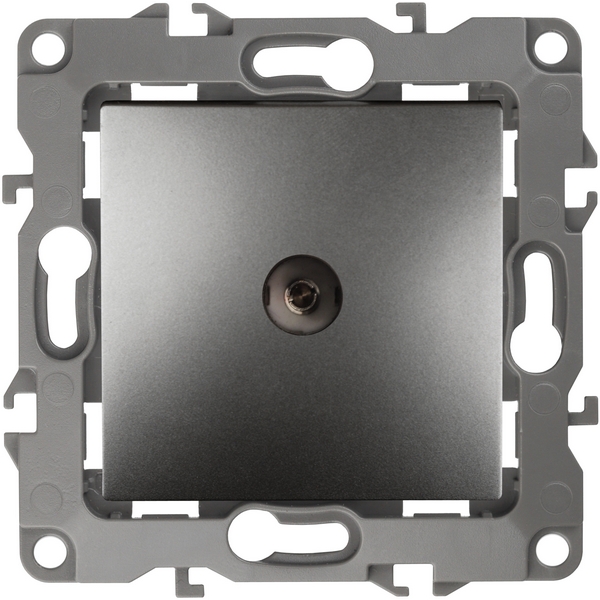 

ТВ-розетка встраиваемая (графит) ЭРА 12-3101-12, 12-3101-12