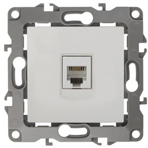 

Телефонная розетка RJ-11 (белый) ЭРА 12-3105-01, 12-3105-01