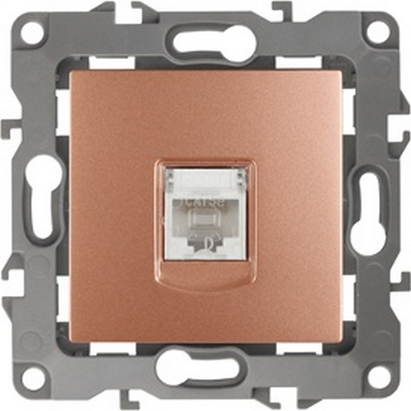 

Розетка встраиваемая Ethernet RJ-45 (медь) ЭРА 12-3107-14, 12-3107-14