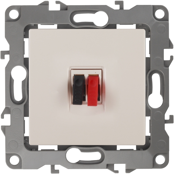 

Акустическая розетка встраиваемая (слоновая кость) ЭРА 12-3111-02, 12-3111-02