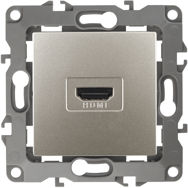 

Розетка HDMI (перламутровый) ЭРА 12-3114-15, 12-3114-15