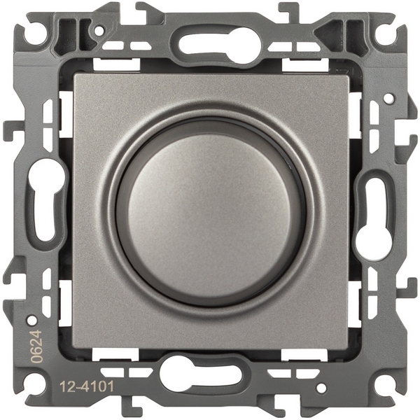 

Диммер встраиваемый (титан) ЭРА 12-4101-16, Серый, 12-4101-16