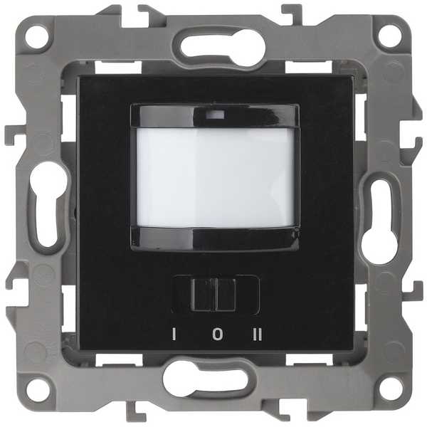 

Датчик движения встраиваемый двухпроводный с подсветкой (черный) ЭРА 12-4103-06, 12-4103-06