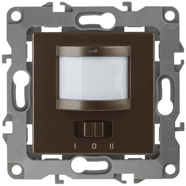 

Датчик движения встраиваемый двухпроводный с подсветкой (бронза) ЭРА 12-4103-13, 12-4103-13