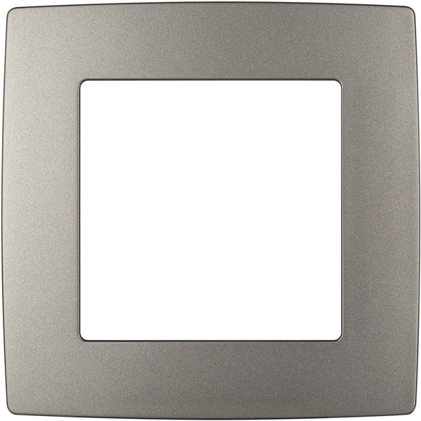 

Рамка на 1 пост (титан) ЭРА 12-5001-16, Серый, 12-5001-16