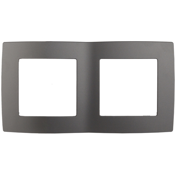 

Рамка на 2 поста (графит) ЭРА 12-5002-12, 12-5002-12