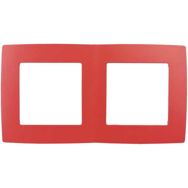 

Рамка на 2 поста (красный) ЭРА 12-5002-23, 12-5002-23