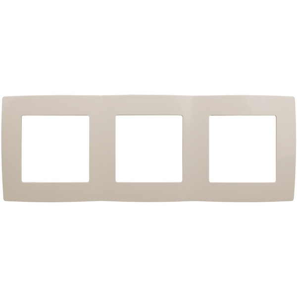Изображение товара Рамка на 3 поста слоновая кость ЭРА 12-5003-02 компактная и стильная