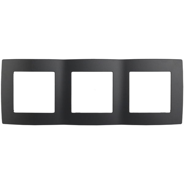

Рамка на 3 поста (антрацит) ЭРА 12-5003-05, Черный, 12-5003-05