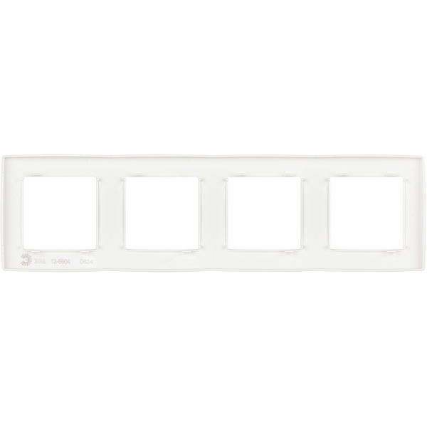 

Рамка на 4 поста (белый матовый) ЭРА 12-5004-01М, 12-5004-01М