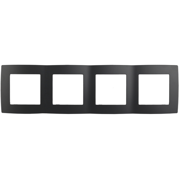 

Рамка на 4 поста (антрацит) ЭРА 12-5004-05, Черный, 12-5004-05
