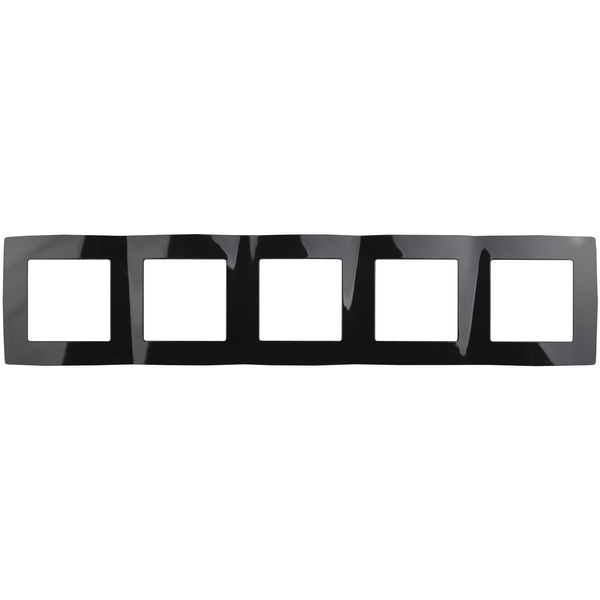 

Рамка на 5 постов (черный) ЭРА 12-5005-06, 12-5005-06