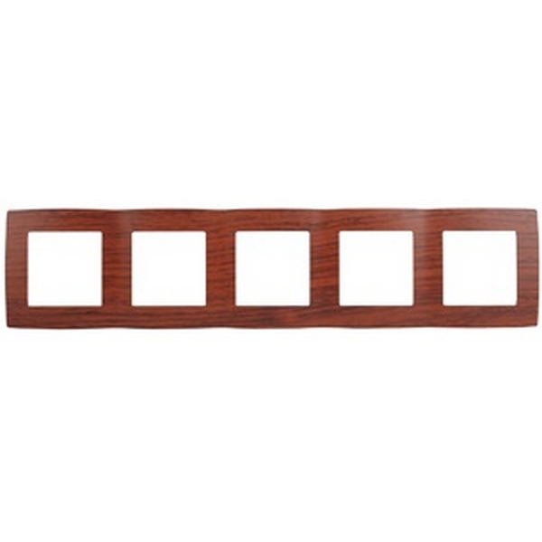 

Рамка на 5 постов (вишня) ЭРА 12-5005-08, Бордовый, 12-5005-08