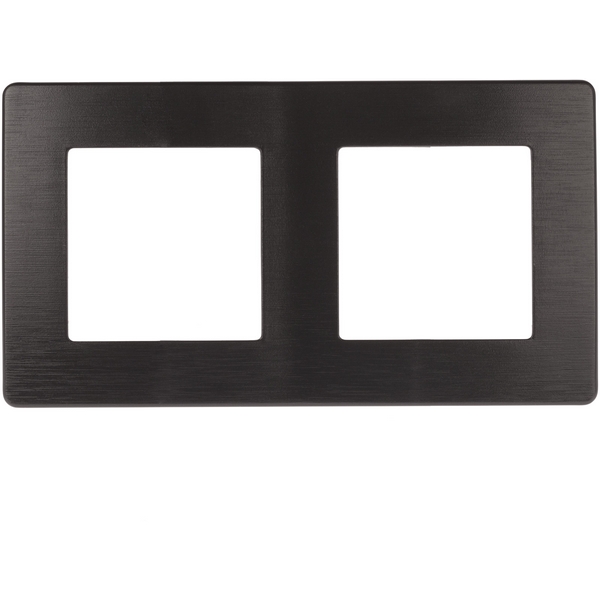 

Рамка на 2 поста (антрацит) ЭРА 12-5102-05, Черный, 12-5102-05