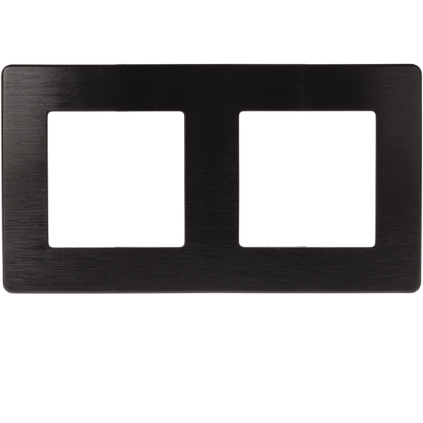 

Рамка на 2 поста (черный) ЭРА 12-5102-06, 12-5102-06