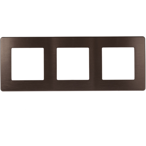 Изображение товара Рамка на 3 поста бронза ЭРА 12-5103-13 - стильное оформление фотографий и документов