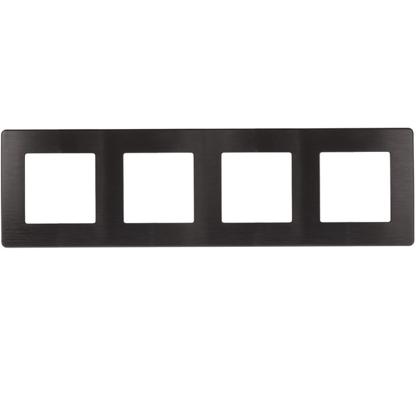 

Рамка на 4 поста (антрацит) ЭРА 12-5104-05, Черный, 12-5104-05