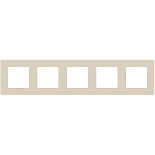 

Рамка на 5 постов (слоновая кость) ЭРА 12-5205-02, 12-5205-02