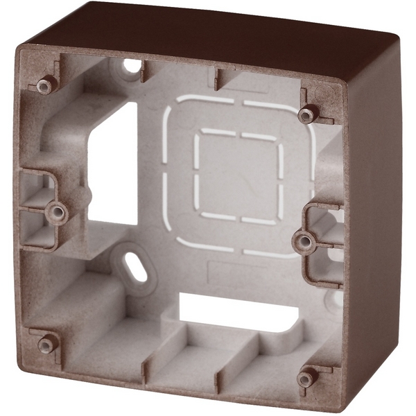 

Коробка для накладного монтажа на 1 пост (бронза) ЭРА 12-6101-13, 12-6101-13