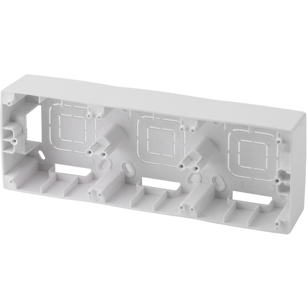 

Коробка для накладного монтажа на 3 поста (белый) ЭРА 12-6103-01, 12-6103-01