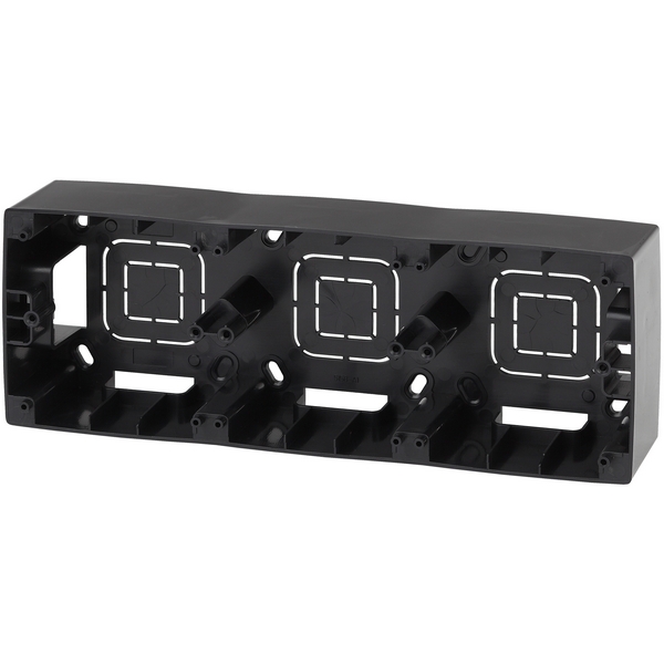 

Коробка для накладного монтажа на 3 поста (черный) ЭРА 12-6103-06, 12-6103-06