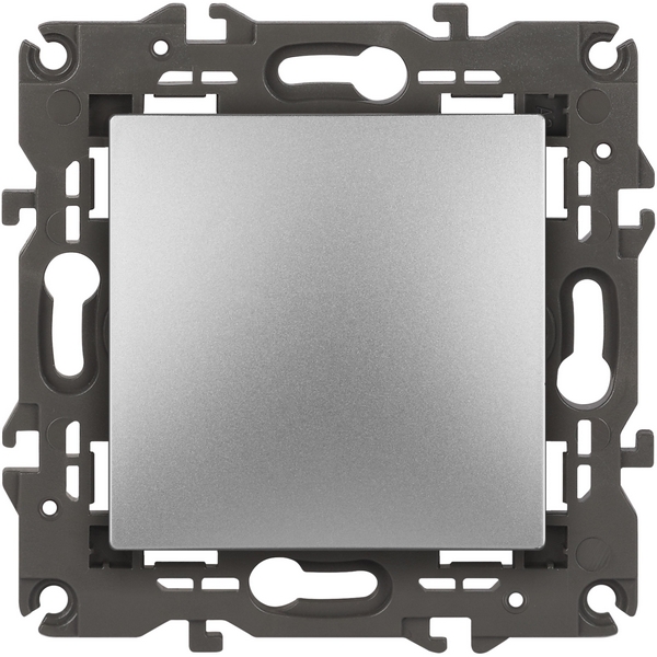 

Выключатель встраиваемый одноклавишный (алюминий) ЭРА 14-1101-03, 14-1101-03