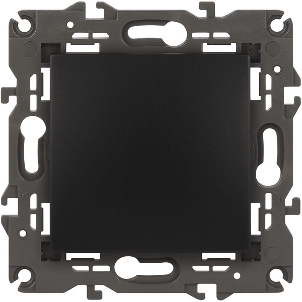 

Выключатель одноклавишный (антрацит) ЭРА 14-1101-05, Черный, 14-1101-05