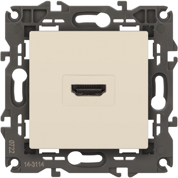

Розетка HDMI (слоновая кость) ЭРА 14-3114-02, 14-3114-02