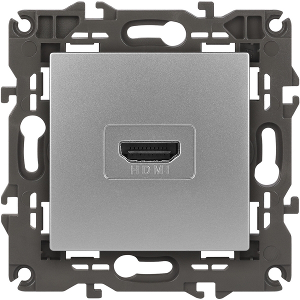 

Розетка встраиваемая HDMI (алюминий) ЭРА 14-3114-03, 14-3114-03