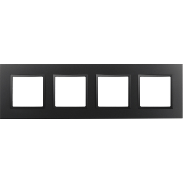 

Рамка на 4 поста (антрацит) ЭРА 14-5014-05, Черный, 14-5014-05