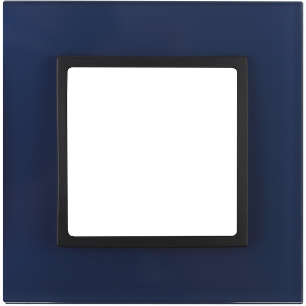 

Рамка на 1 пост (синий, антрацит) ЭРА 14-5101-29, Черный;синий, 14-5101-29