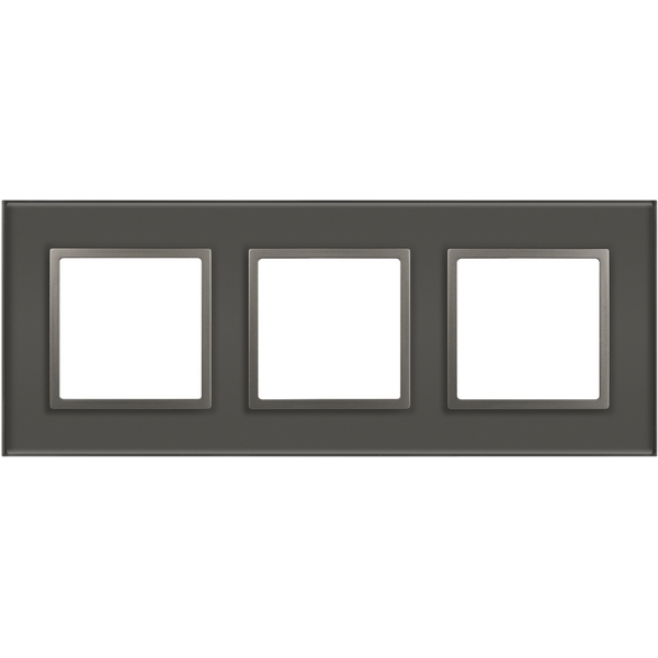 Изображение товара Рамка на 3 поста ЭРА 14-5103-16 из поликарбоната серого цвета
