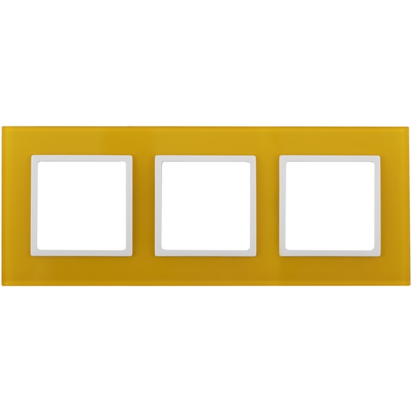 

Рамка на 3 поста (желтый, белый) ЭРА 14-5103-21, Белый;желтый, 14-5103-21
