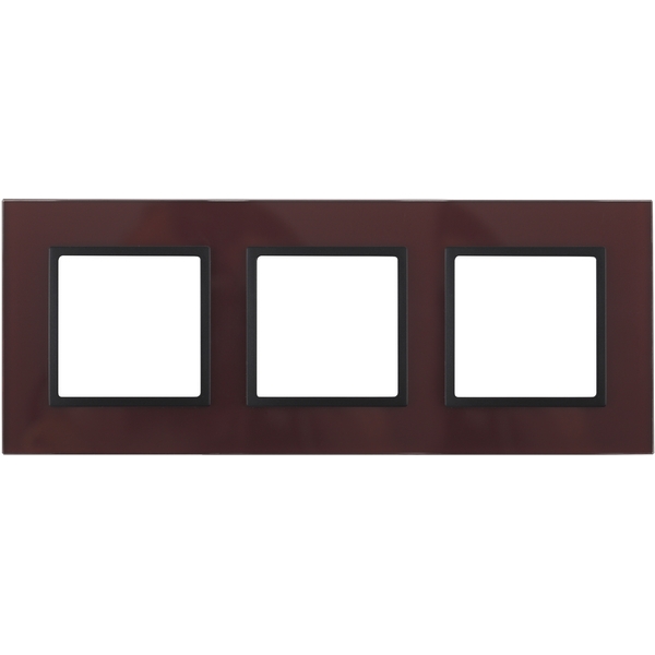 

Рамка на 3 поста (бордовый,антрацит) ЭРА 14-5103-25, Черный;бордовый, 14-5103-25